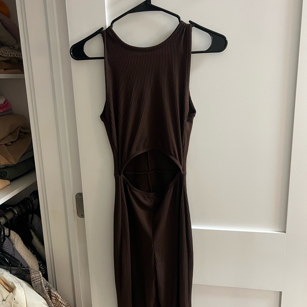 PrettyLittleThing Chocolate jumpsuit